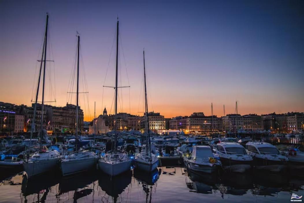 Vieux Port Proximite Panier Clim Central Cachet Марсель Экстерьер фото